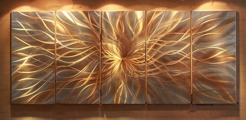 Metal Wall Art Color Metal Sculpture Wall Art. Original Metal - Etsy