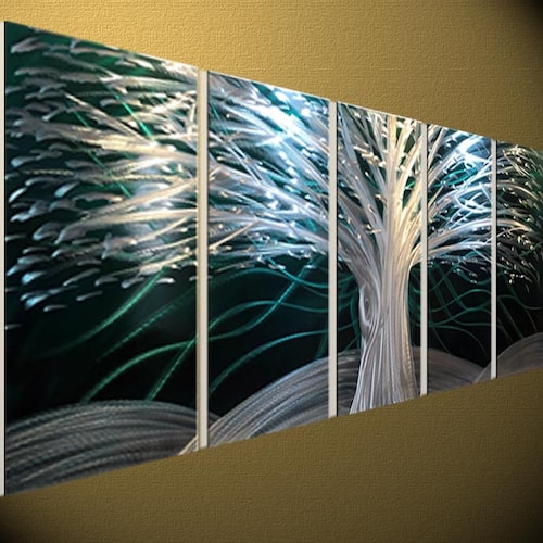 Modern Sculpture Wall Art Metal Scupture Wall Art Original Etsy