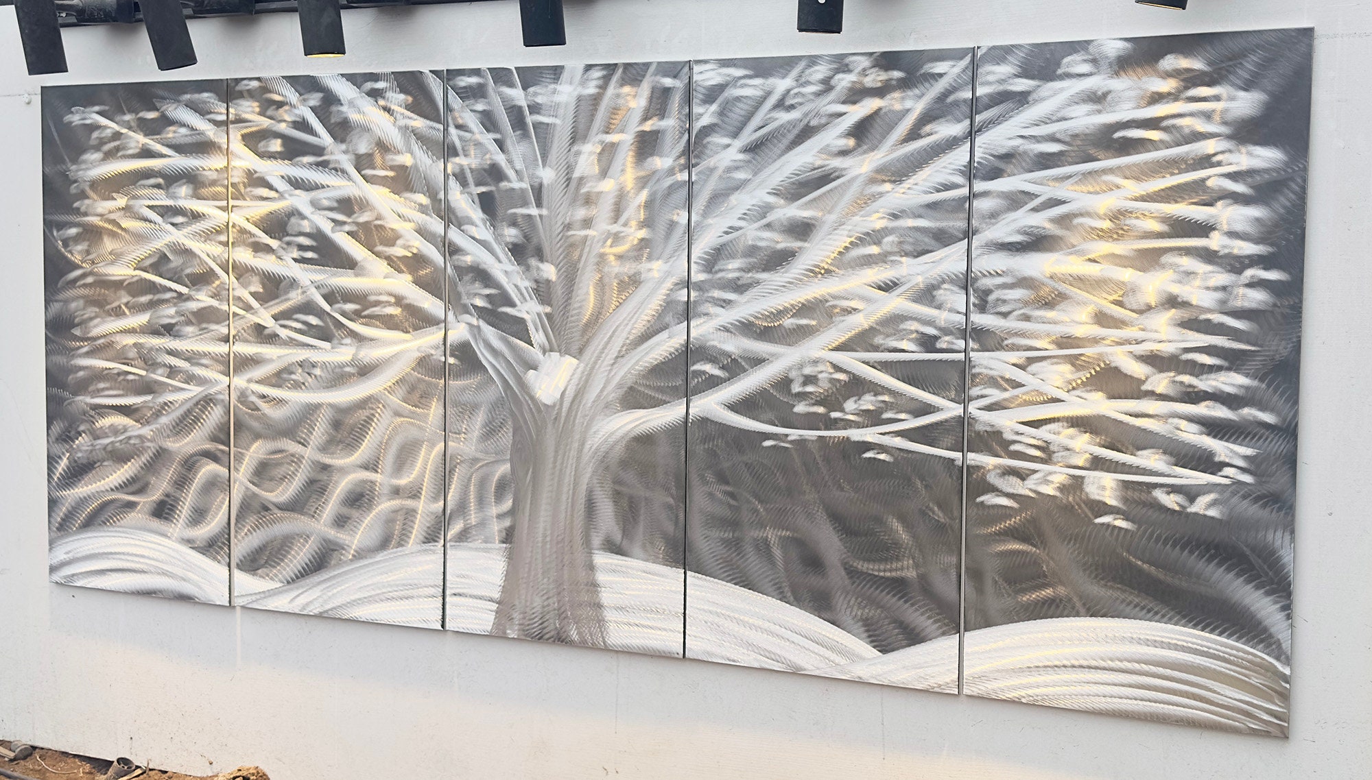 Abstract Tree Metal Wall Art Sculpture, Modern Home Decor - Etsy
