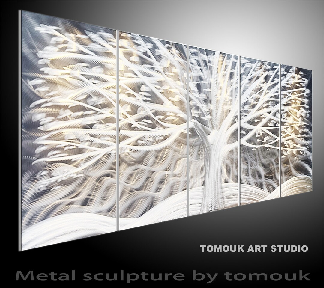 Abstract Tree Metal Wall Art Sculpture, Modern Home Decor - Etsy