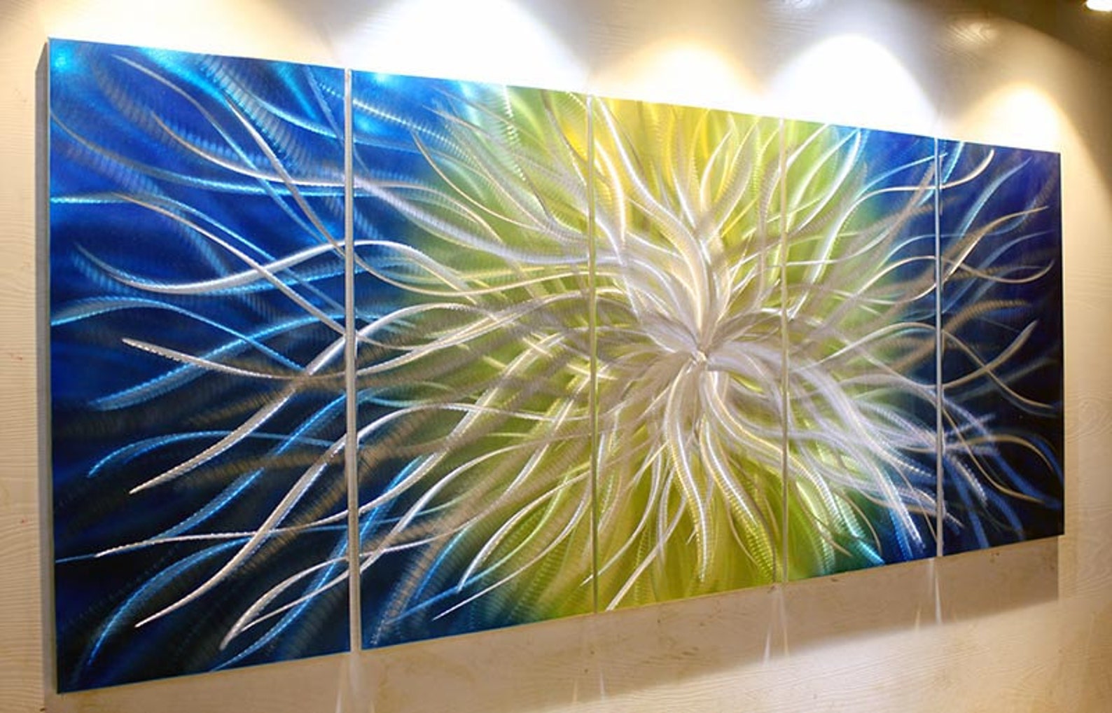 Large Modern Wall Art Metal Art Wall Art Decor Abstract Etsy