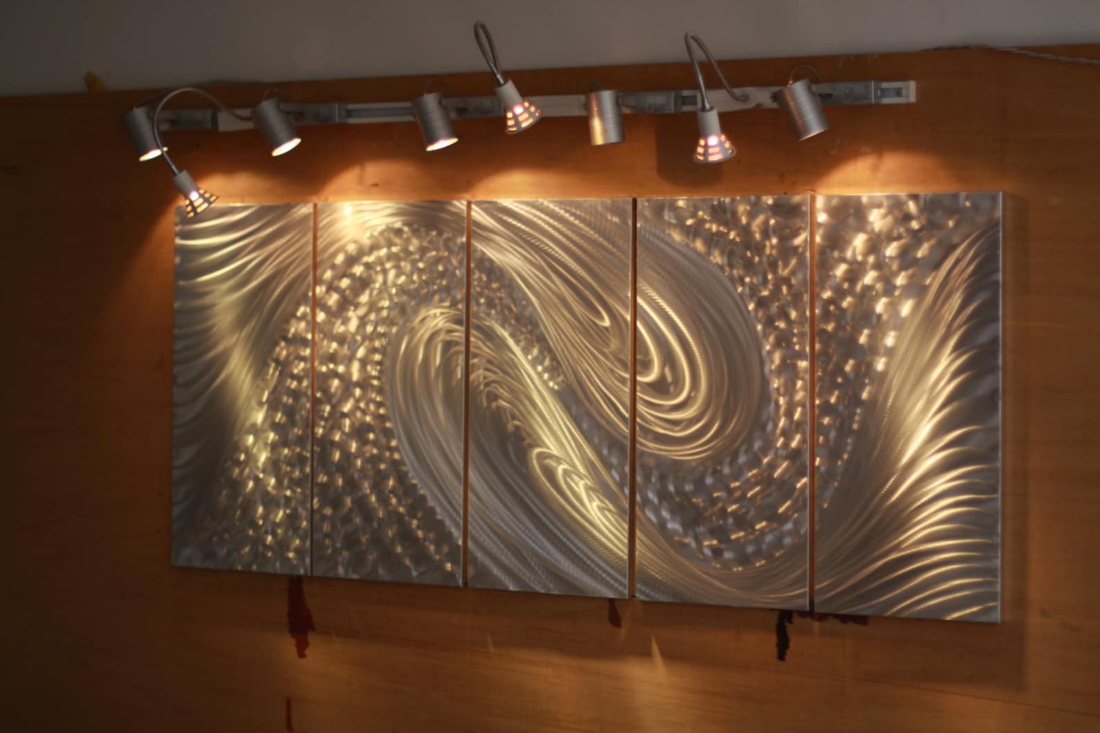 Metal Wall Art Modern 3D Painting Sculpture Indoor Outdoor - Etsy