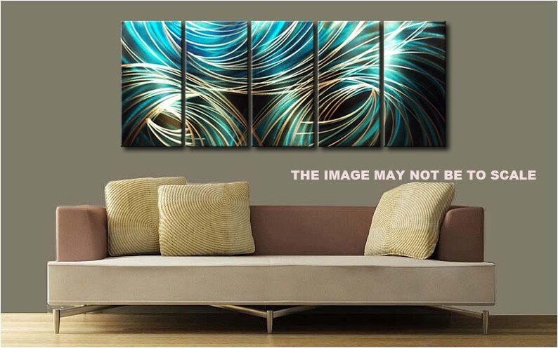 METAL painting art modern home office art . Metal Wall Art Home Decor-Amazon-Abstract Contemporary Modern Decor image 5