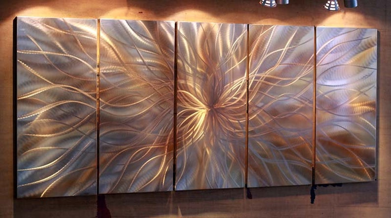 Metal Wall Art Color Metal Sculpture Wall Art. Original Metal - Etsy