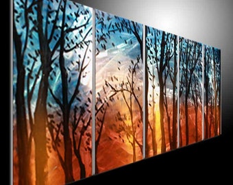 original abstract Metal Wall Art Indoor Outdoor Decor Metal Scupture wall Art Modern Painting metal sculpture wall art The woods