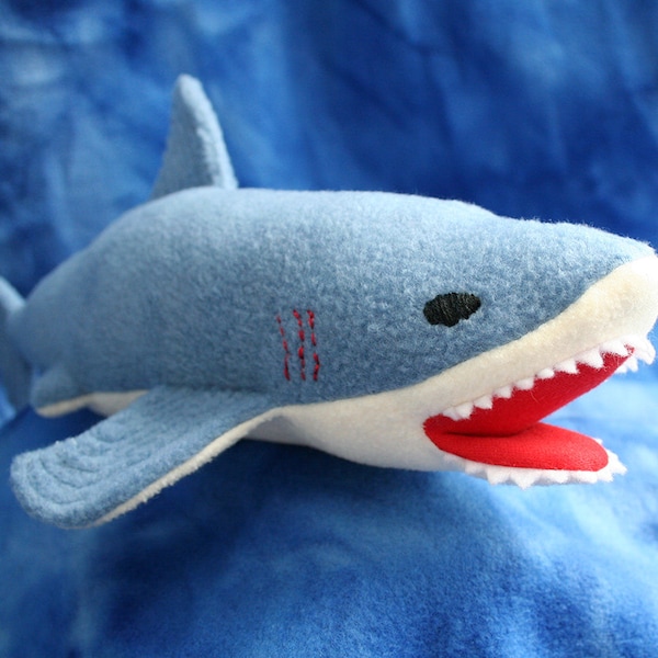 Shark Softie - PDF Sewing Pattern - Make a Soft Toy for your Shark Lover
