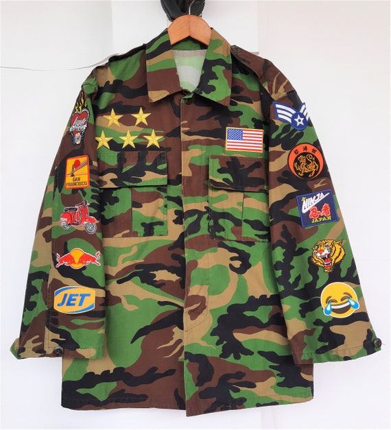 ADULT Patch Camo Jacket