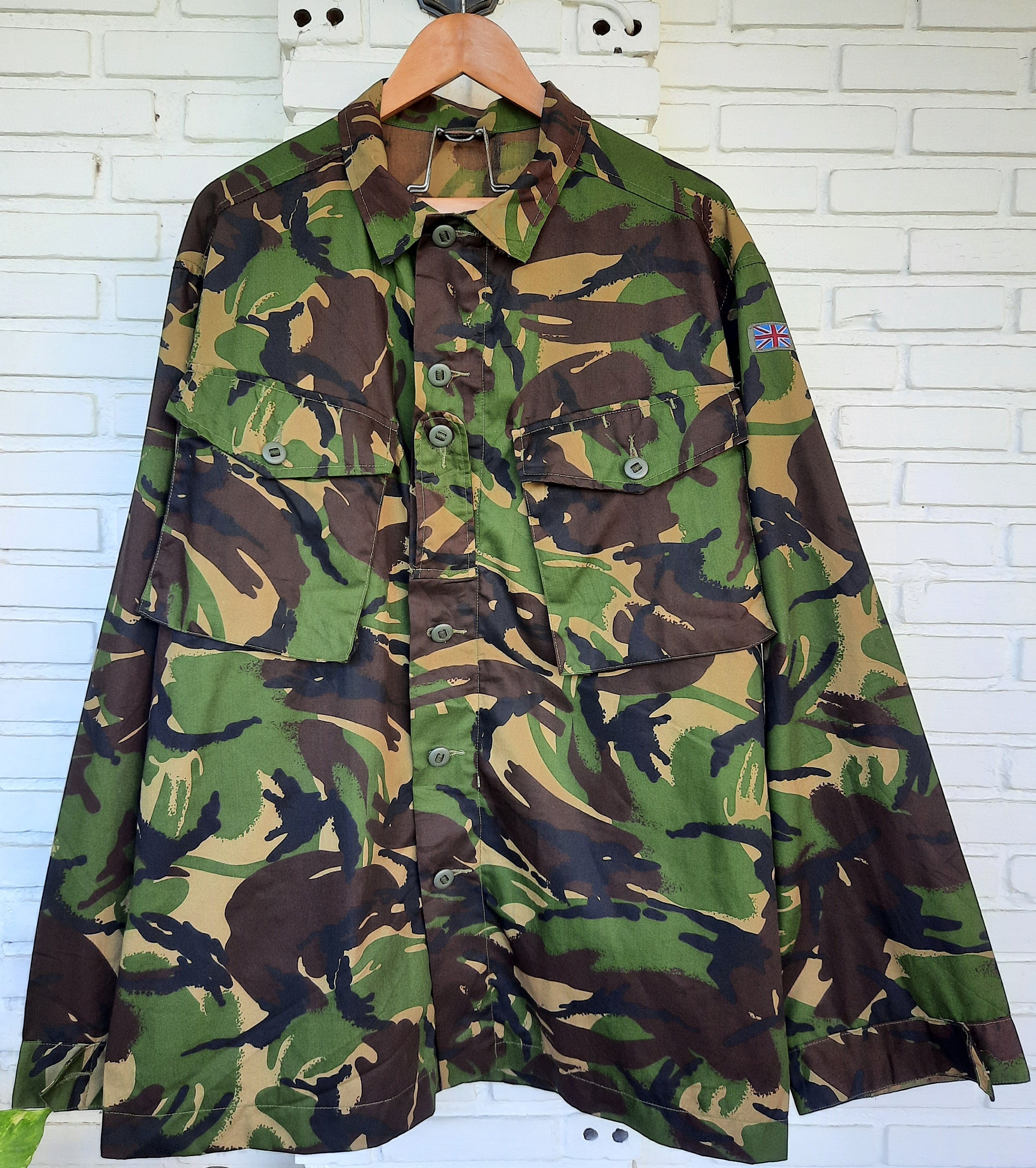 Vintage British Army Combat Woodland Camouflage Jacket / - Etsy