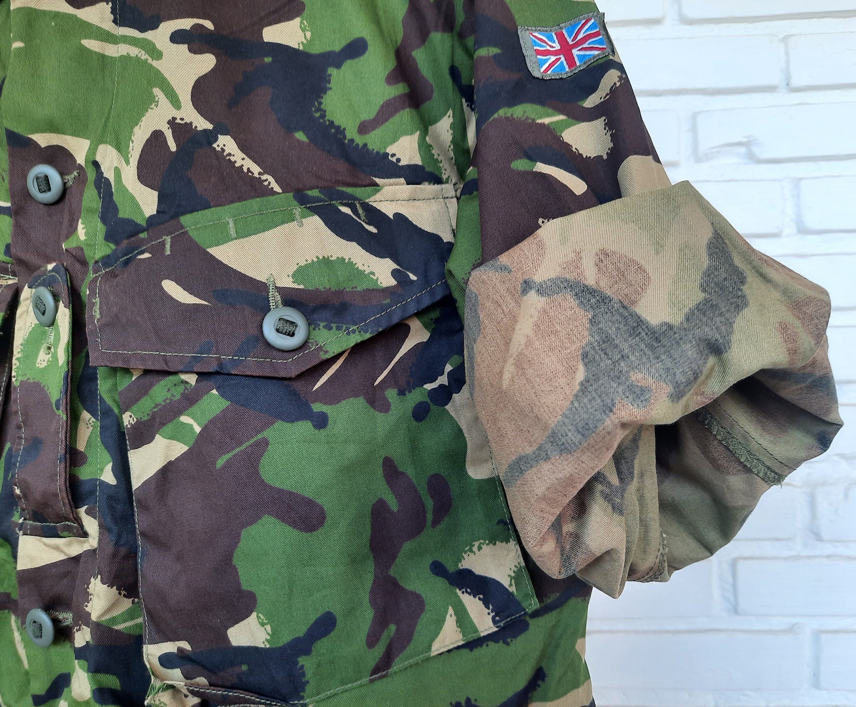 Egret and Flower Camo Jacket / Upcycled British Army Combat | Etsy