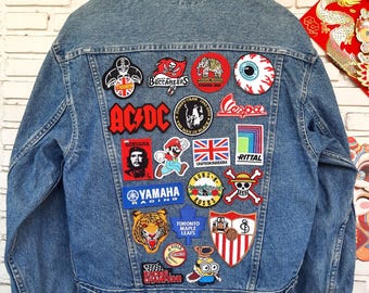 ミュージシャン CHRONOIZM PATCH DENIM JACKET Ryujin Patch · SwapWear®