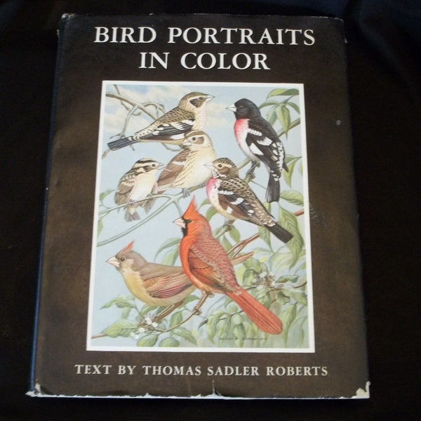 Bird Portraits In Color 295 North American Species 1968 Hardcover Thomas Sadler Roberts