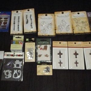 Nice lot of Assorted Embellishments Crafting Scrapbook Accents