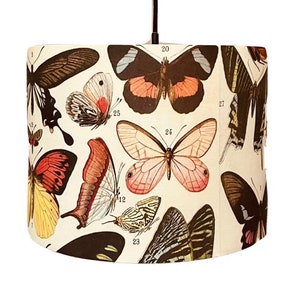 Vintage Butterfly Lampshade