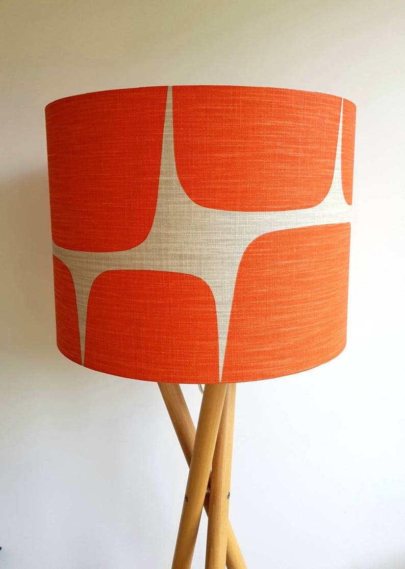 Scion Lohko Fabric Lampshade in Paprika & Pebble image 9