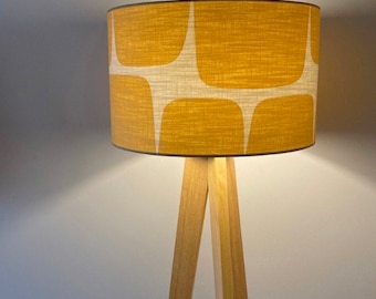 Scion Lohko Fabric Lampshade in Honey & Paper
