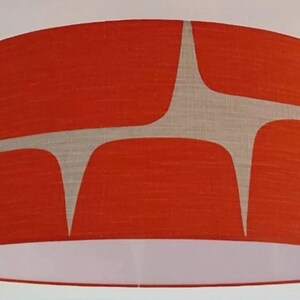 Scion Lohko Fabric Lampshade in Paprika & Pebble image 4