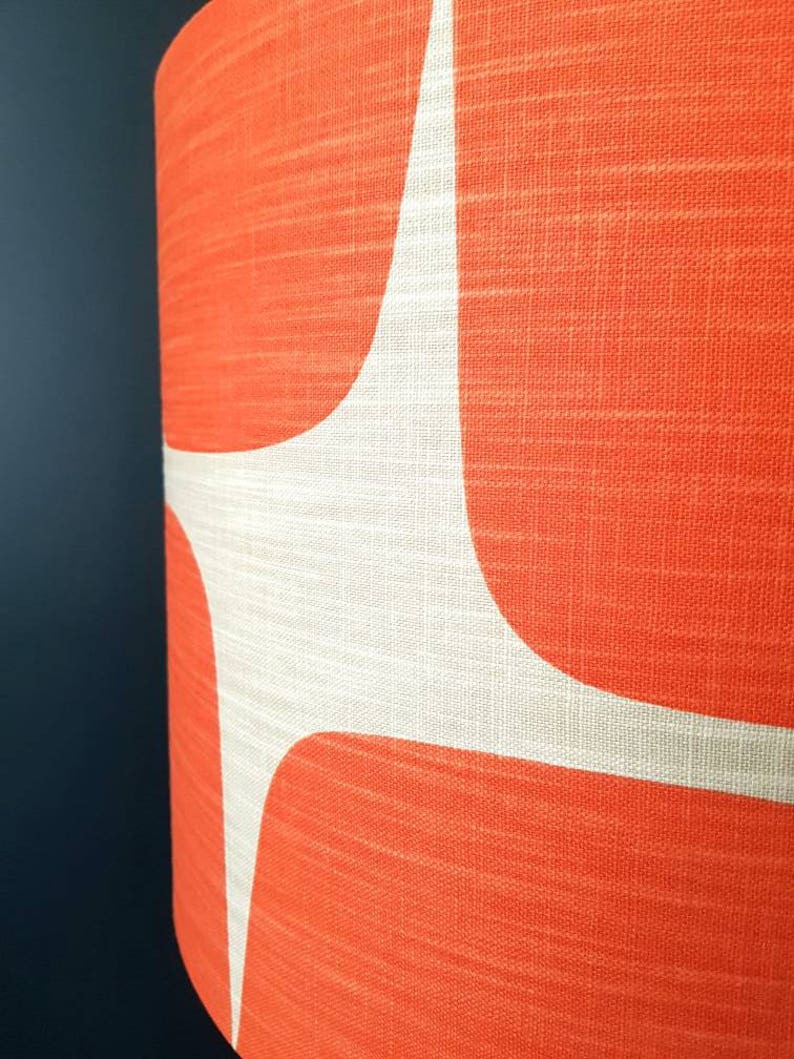 Scion Lohko Fabric Lampshade in Paprika & Pebble image 5