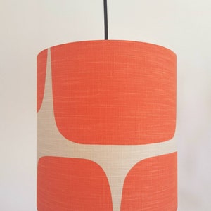 Scion Lohko Fabric Lampshade in Paprika & Pebble image 7