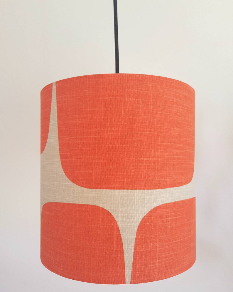 Scion Lohko Fabric Lampshade in Paprika & Pebble image 7