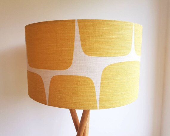 Scion Lohko Honey and Paper Drum Fabric Lampshade Handmade 15 20 25 30 35 40cm 