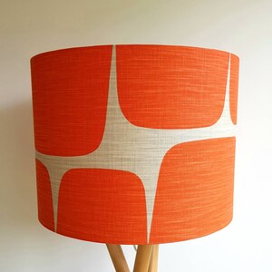 Scion Lohko Fabric Lampshade in Paprika & Pebble image 2