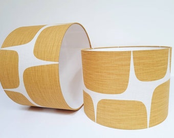 Scion Lohko Fabric Lampshade in Honey & Paper