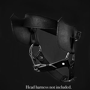Pony Play Blinkers Faux Leather