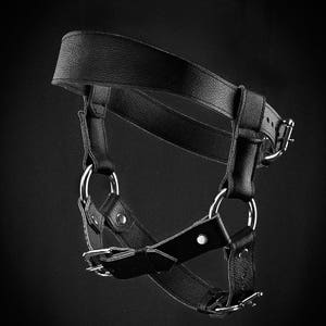 Head Harness Pony Play Base Piece Faux Leather