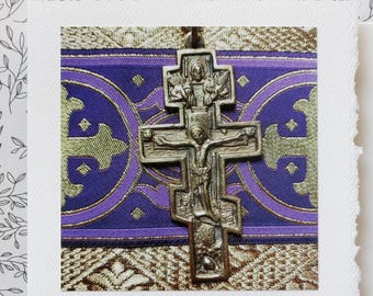Orthodox Easter Greeting Card, Orthodox Easter Notecard, Pascha Card, Memory Eternal, Orthodox Get Well Card, Handmade Religious Greeting