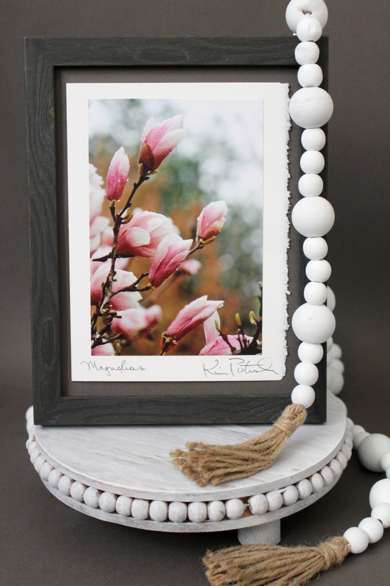 Photo Greeting Card, Botanical Greeting, Flower Photo Card, Floral Photo Card, Blank Card, All-Occasion Card, Mother's Day Card, Magnolia image 6