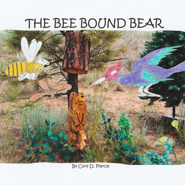 Die Biene gebundener Bär