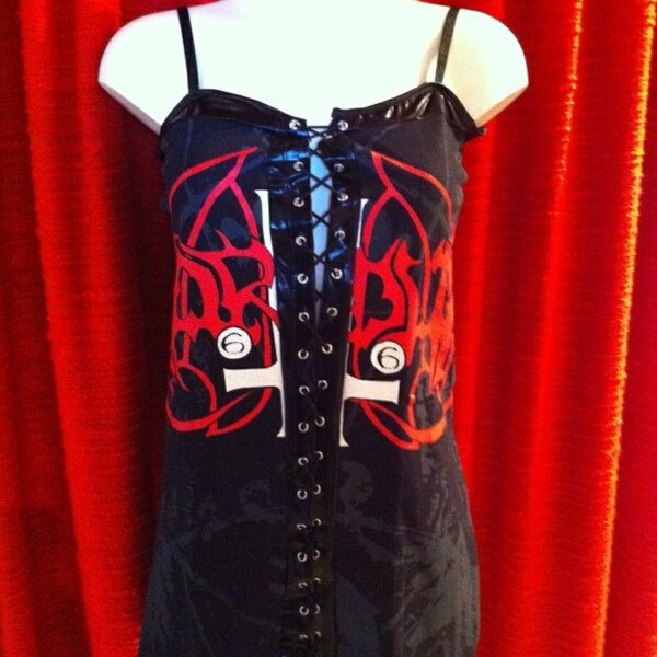 Marduk Laced Dress Black Size M-L