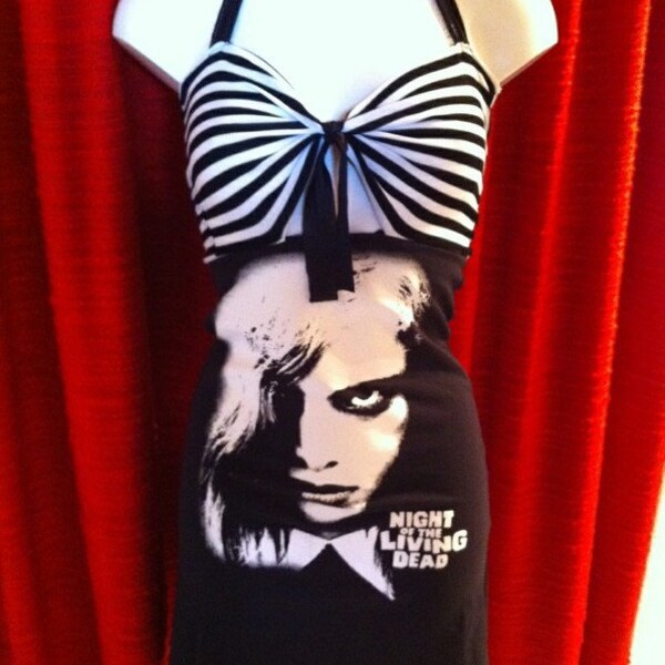 Night of the Living Dead Beetlejuice Dress Black Size S