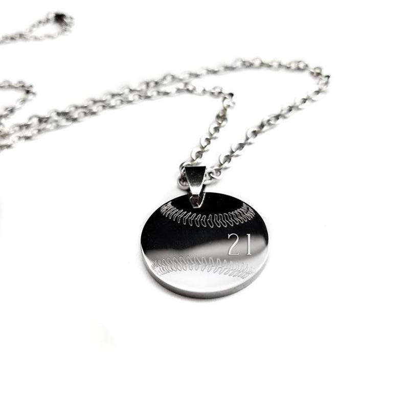 etsy baseball necklace