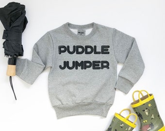 Mini Souls 'Puddle Jumper' Crew Neck Sweater