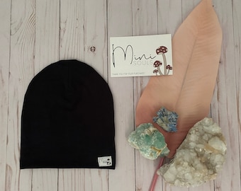 Mini Souls 'Not Quite Black' Beanie