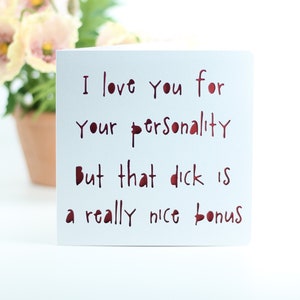 I love you for your personality, but that dick is a really nice bonus. Birthday, Anniversary, just because. image 1