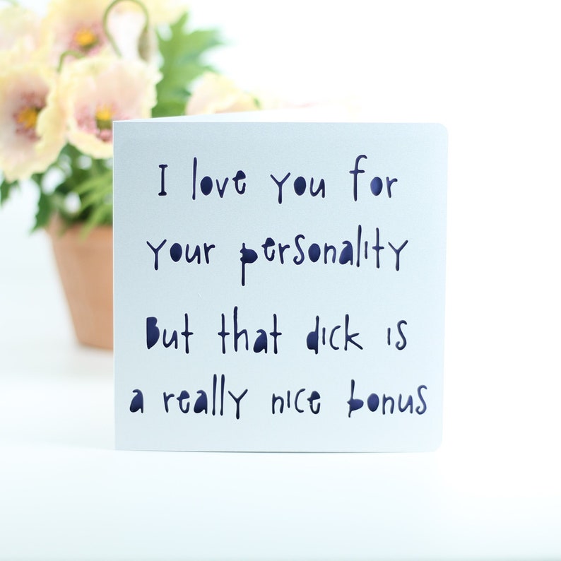 I love you for your personality, but that dick is a really nice bonus. Birthday, Anniversary, just because. image 3