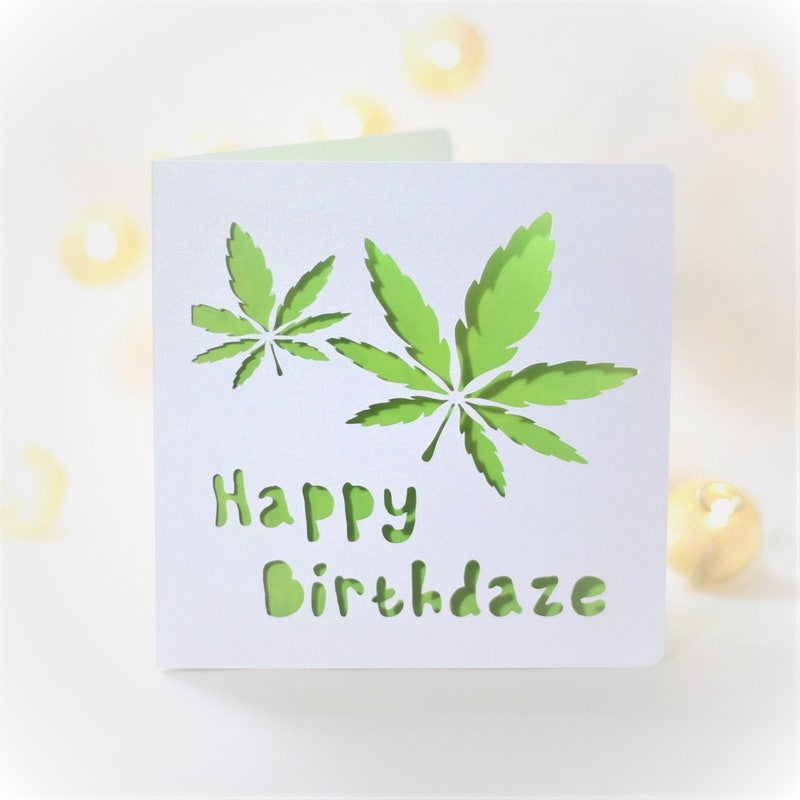 Weed Greeting Card - Etsy
