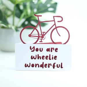 Vous êtes merveilleux wheelie.  anniversaire de vélo, anniversaire de vélo, carte d’aventure à vélo, carte de cycliste, anniversaire de cycliste, carte pour cycliste