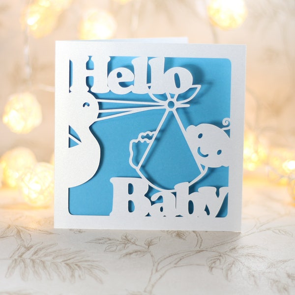 Hello Baby, new adoption card, gay adoption, baby card, baby congratulations, birth announcement, baby boy, baby girl , gay parents card