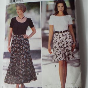 Vintage 1994 Butterick Sewing Pattern 3402 Misses&#39; skirt in size 6, 8, 10, 12