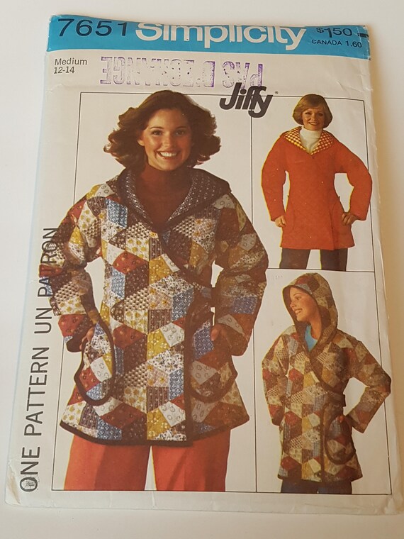 Vintage 1978 Simplicity 8546 sewing pattern Misses' Jiffy | Etsy