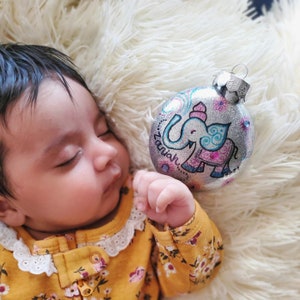 Henna Christmas Ornaments: personalized, Handpainted