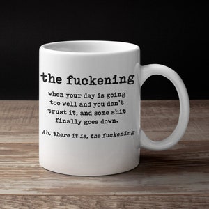 La taza sarcástica de mierda Taza de café divertida