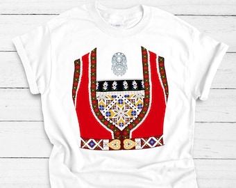 Norwegian Bunad Tshirt, Norway Costume Shirt