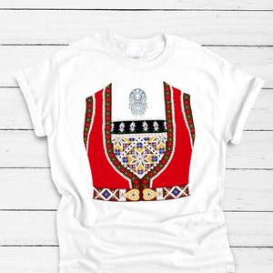 Norwegian Bunad Tshirt, Norway Costume Shirt