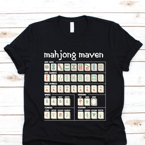 Camiseta de Mahjong, regalo de Mahjong, Mahjong chino, regalo para abuela, camiseta judía