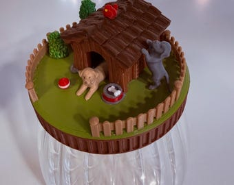 Tarro de golosinas para perros