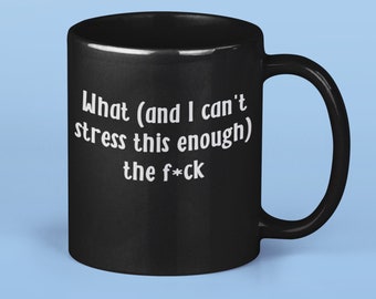 Caneca WTF | Caneca engraçada e sarcástica para presente